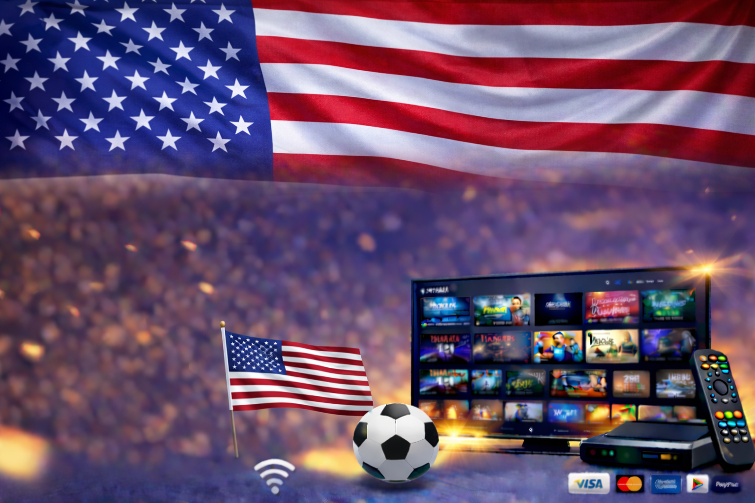 أفضل اشتراك IPTV في أمريكا للعرب قنوات عربية وأمريكية بدون تقطيع