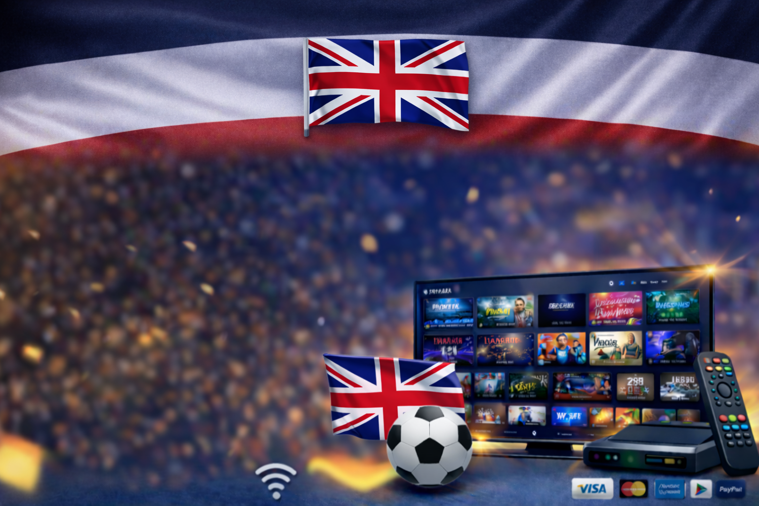 أفضل اشتراك IPTV في المملكة المتحدة بدون تقطيع