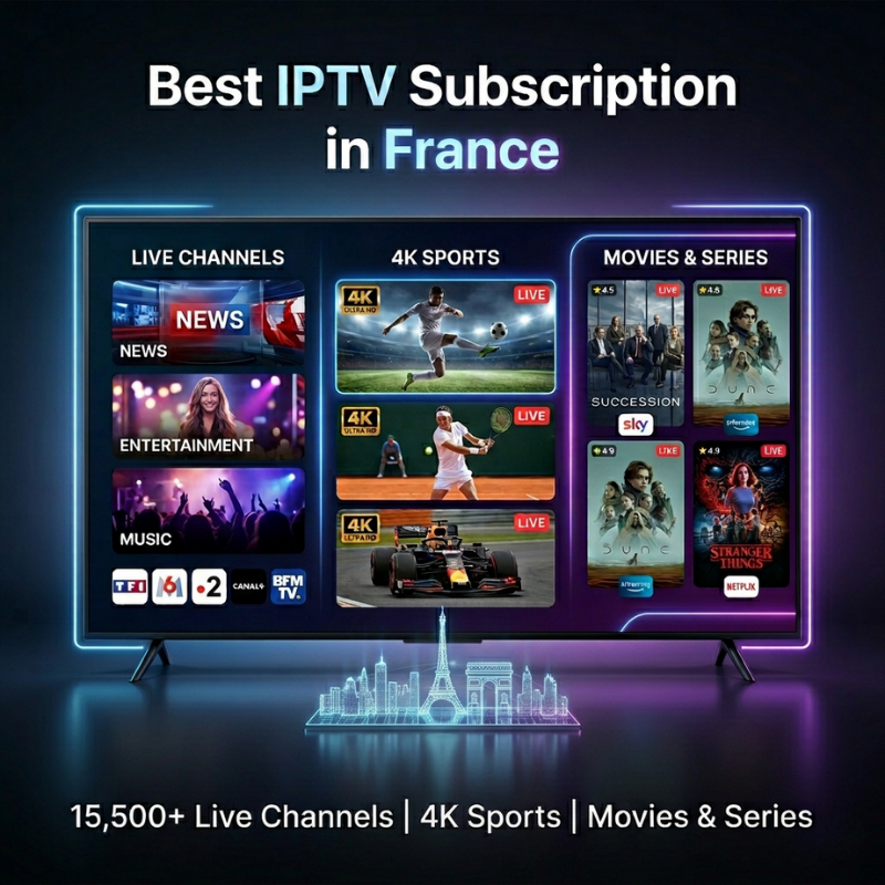 أفضل اشتراك IPTV في فرنسا أفضل اشتراك IPTV في فرنسا